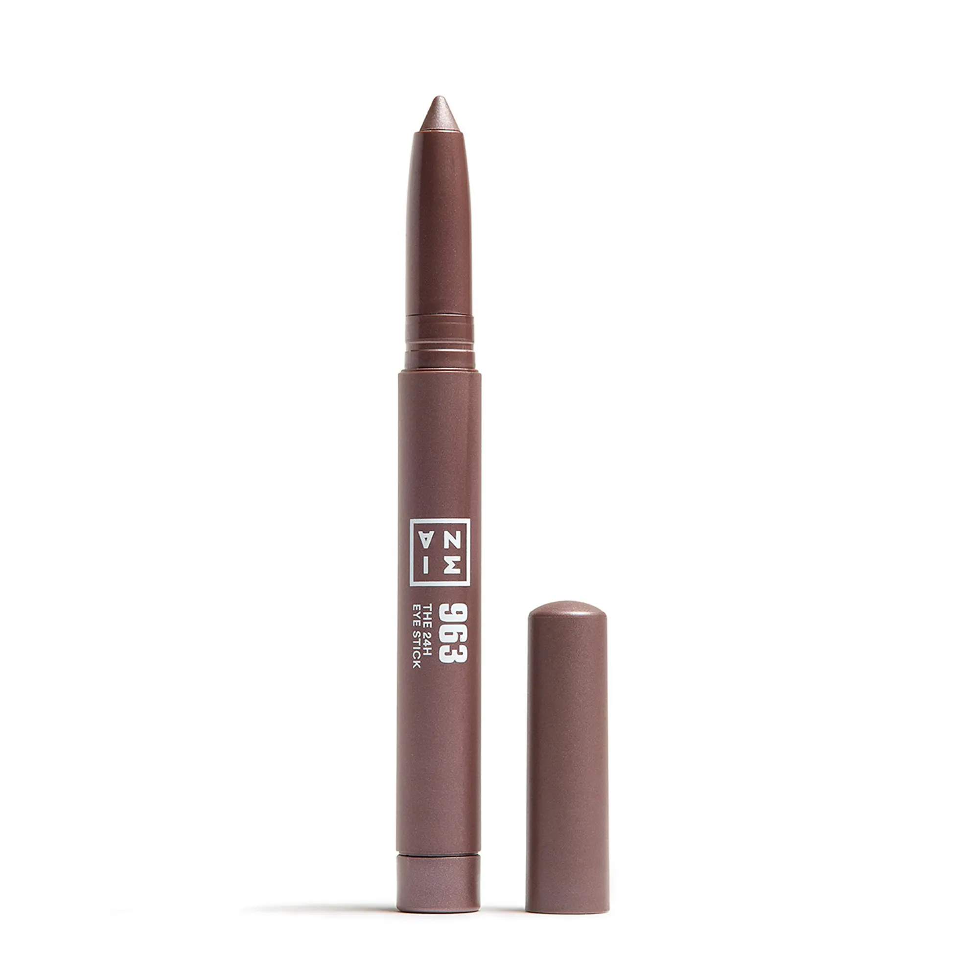 The 24H Eye Stick - 963 Plum Grey Metallic by 3INA for Women - 0.049 oz Eye Shadow