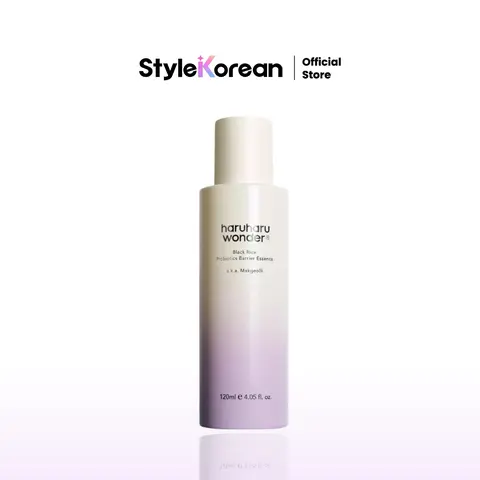 [haruharu wonder] Black Rice Probiotics Barrier Essence 120ml - Strengthens Skin Barrier, Glowy Radiant Skin, Moisturizes | Halloween, Holiday Gift, Black Friday, Deals