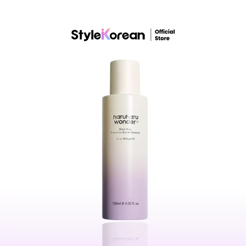 [haruharu wonder] Black Rice Probiotics Barrier Essence 120ml - Strengthens Skin Barrier, Glowy Radiant Skin, Moisturizes | Halloween, Holiday Gift, Black Friday, Deals