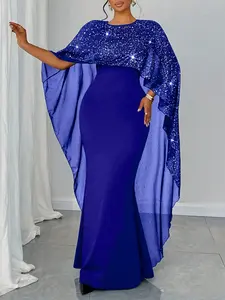 Elegant Long Solid Dress for Women, High-Quality Formal Ladies' Gown, Perfect for Special Occasions & Daily Wear, Stylish and Comfortable Design