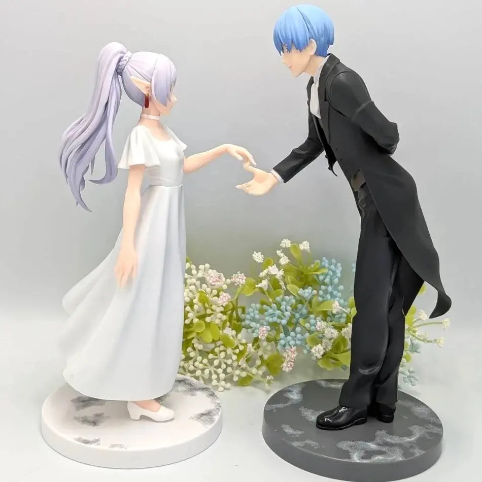 Frieren Beyond Journey’s End Frieren & Himmel Proposal Dance PVC Collectible Model Figures - Elegant Pose High-Quality Construction Ideal for Anime Collections