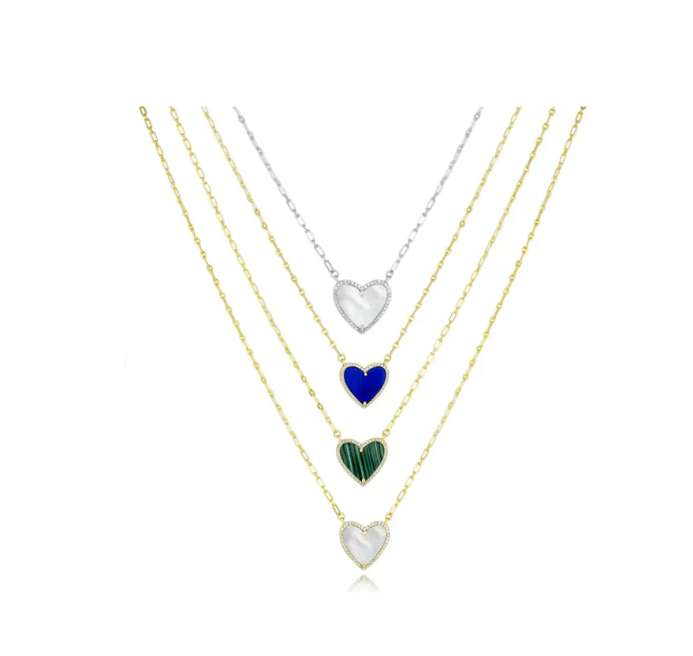 Reversible Heart Necklace