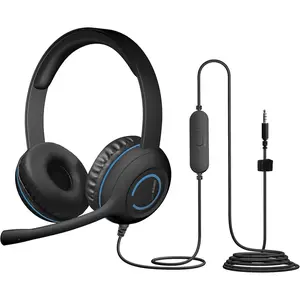 3.5mm Stereo Headset (AC-5002) - Durable, Crisp, and Clear Communication in Classrooms and at