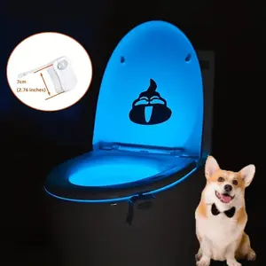 Pet  Night Light with Motion Sensor, 16 Color Changing LED Gadget for Bathroom Accessory Decor, Cool Gag Stuff for Men, Kids, Birthday