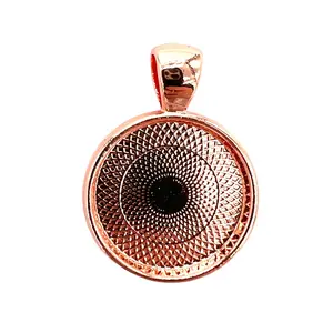 RESIN ROCKERS 20mm Round Bezel Pendant Blank
