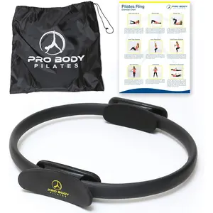 ProBody Pilates Fitness Ring – 14 Inch Pilates Ring for Focusing on Toning Inner Thighs, Arms, and Core