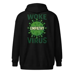 Woke Virus Unisex heavy blend zip hoodie