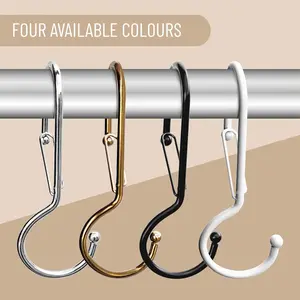 6 Purse Hanger for Closet. Tote Hanger. S-Shaped Hooks S Hooks Twist Design. Anti Drop S-Shaped Hook for hanging handbags with Safety Buckle to Prevent Falls. Heavy Duty. (Silver, Twisted) grip Cabinet Face Frame Clamps barbecue utensil drain board