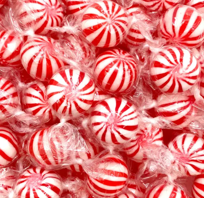 Jumbo MInt Balls |1 Pound Bag - Approx. 45 Count | Peppermint Hard Candy | Individually Wrapped