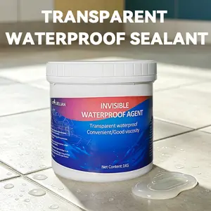1kg Transparent Waterproof Sealant for Indoor and Outdoor Use, Invisible Waterproof Coating, Durable Leak Sealer for Roofs Gutters Windows, Long-Lasting Home Protection