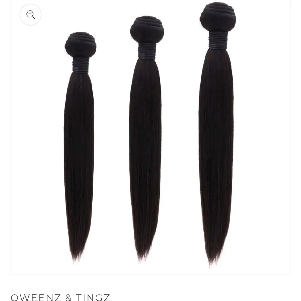 Oweenz & Tingz Brazilian Silky Straight Bundles Deal - Hair Extensions for Straight Look
