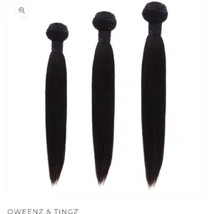 Oweenz & Tingz Brazilian Silky Straight Bundles Deal - Hair Extensions for Straight Look