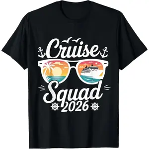 Amusing Cruise Group 2026 Summer Family Vacation Matching TShirts
