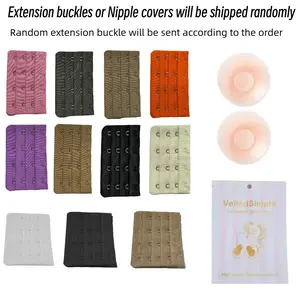 Please do not place a separate order - Nipple covers or Extension Buckle