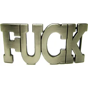 Personalized Letter Funny Casual Boys Girls Metal Belt Buckles Accessories Y2k Western Belt Buckles for Men Women