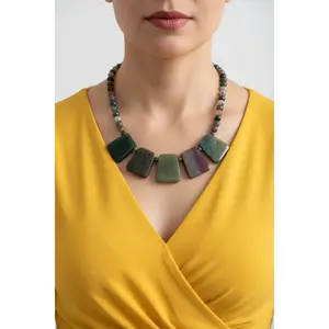 Natural Indian Agate Necklace