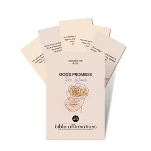 Christian Affirmation Cards for Women: Daily Positive Affirmations, Bible Verse Cards for Confidence, Self Love, Purpose, Motivational Christian Gifts for Mom, Sister, Friend