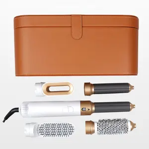 Copper 5-in-1 Hot Air Styling Brh Au Curling Straightening Blow Dryer Multifunctional Hair Styler with Ionic Technology Salon Volumizing Brh for Home Use 2-in-1 Curling W led up value set brush digital aire and High Speed Rotating Hair Dryer Brush Anion A