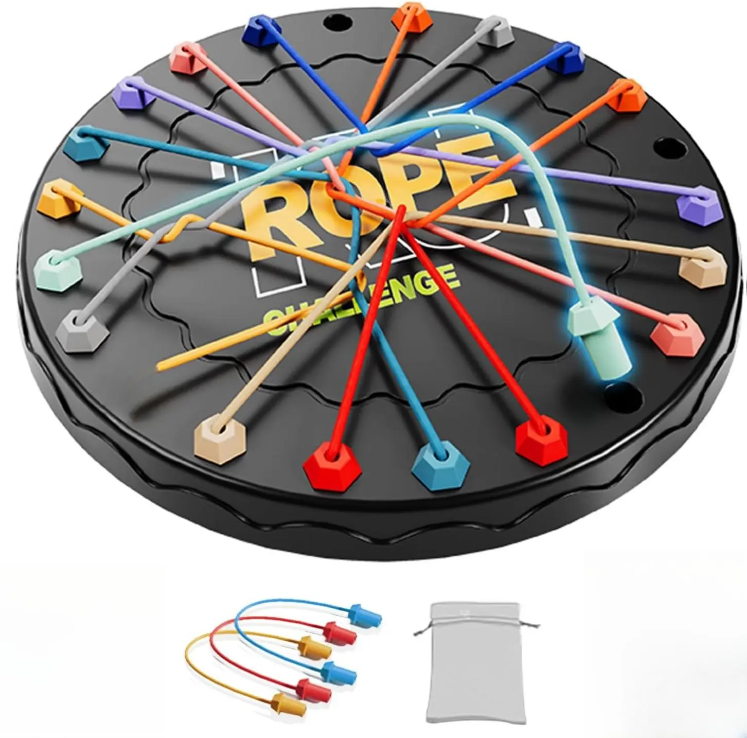 Rope Untangling Puzzle Game Educational Strategy Board Game for Kids ...