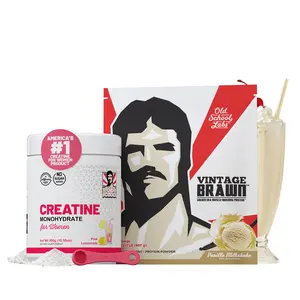Supreme Bundle – Vanilla Vintage Brawn Protein + Creatine for Women (Pink Lemonade)