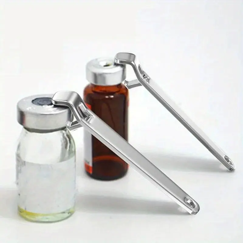 10pcs Portable Ampule Bottle Opener Beverage Can Opener Soda Can Opener Kitchen Accessories Doctor Medical Tools Stainless Steel Oral Liquid Bottle Opener