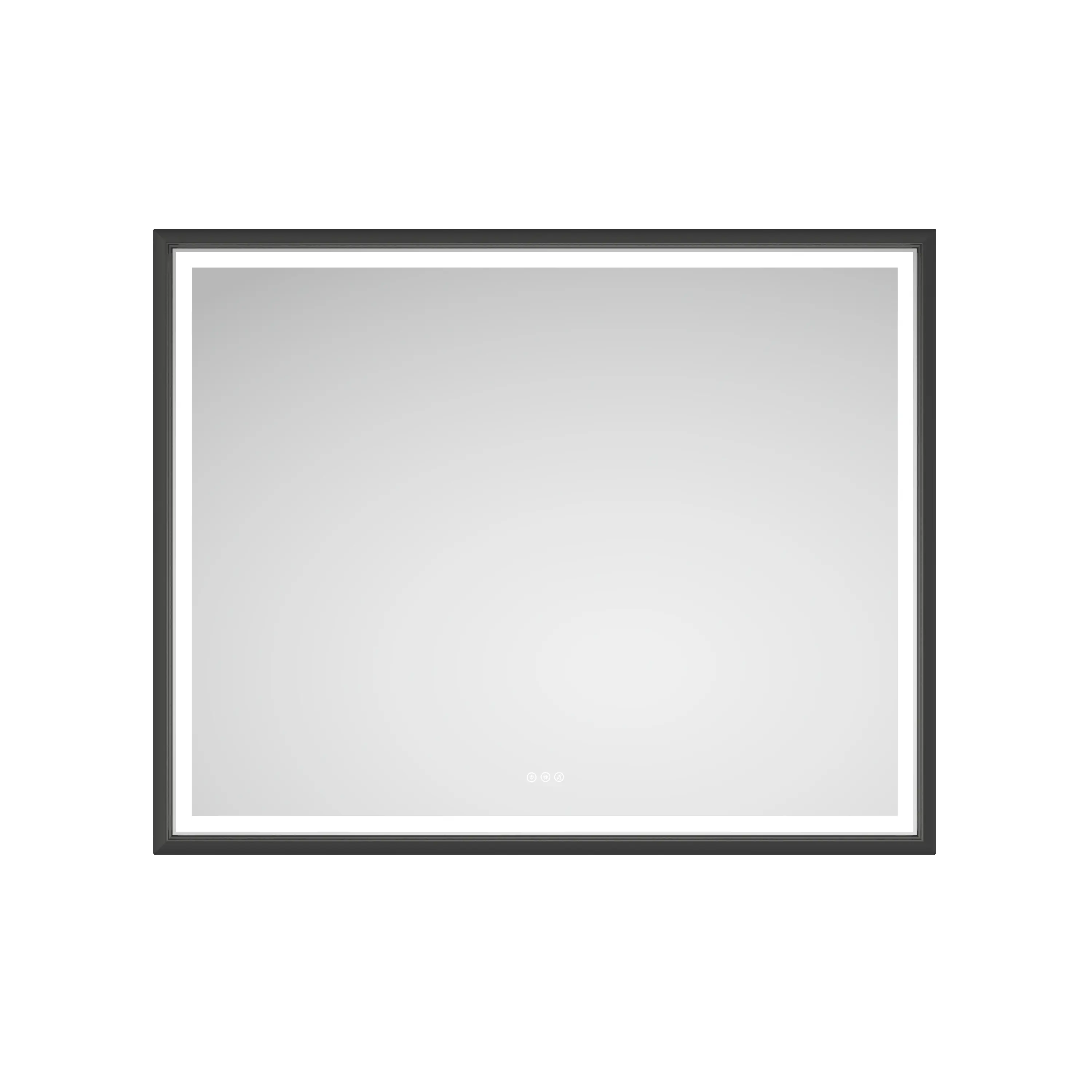 60 x 48 Inch LED Lighted Bathroom Wall Mounted Mirror with Anti-Fog, High Lumen, Separately Control, Full Length Vanity Mirror for Bedroom, Hair Salon, Wall-Mounted Makeup Mirror, Large Rectangular Illuminated Mirror, Home Furniture and
