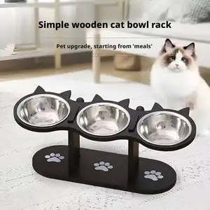 Elevated Pet Feeder for Cats Dogs 15 Degree Tilted Bowls Adjustable Height for Comfortable Feeding feeder