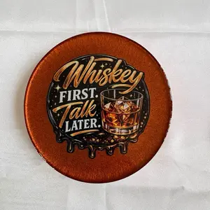 Handmade oversized resin coaster