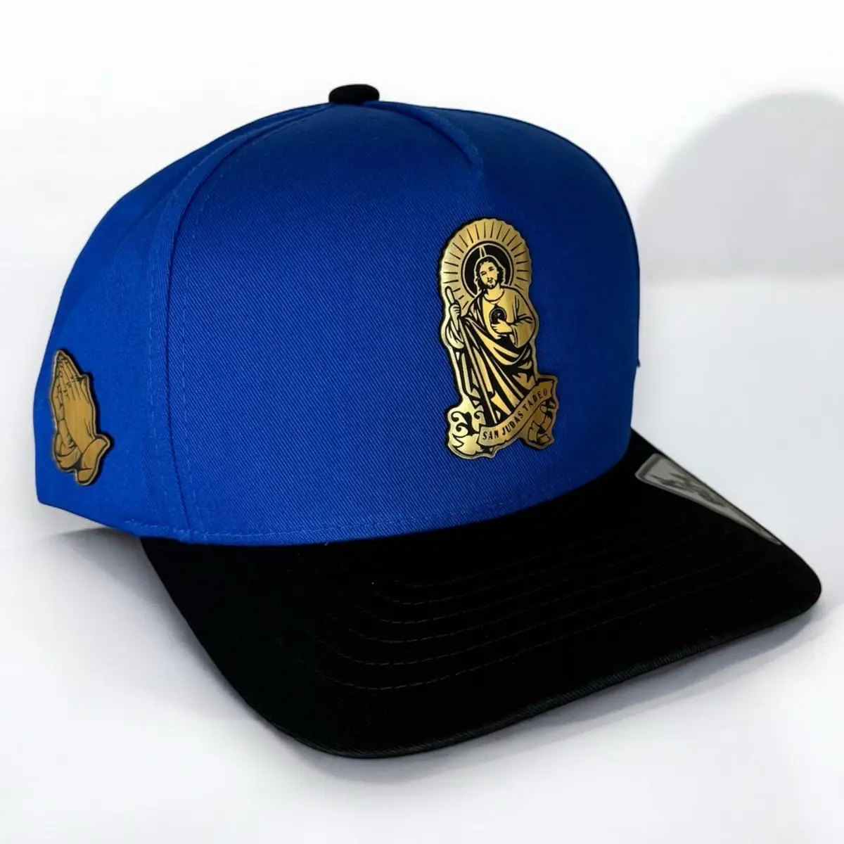 Saint Jude Blue Adjustable Unisex Snapback Hat - Flat Bill, One Size Hats Snapback, Baseball Caps for Men and Women