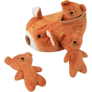 Plush Dog Toy Squeaky Bear