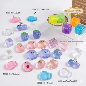 25Pcs Mini Squeeze Toys Blind Box Surprise Set | Mystery Squishies Pack With Mini Fish Steamed Buns Ice Cubes Fruits | Sensory Fidget Stress Relief Toys | Goodie Bag Stuffers Birthday Party Favors Christmas Halloween Kids Gifts | toys grown ups