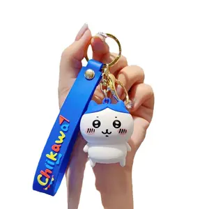 Wholesale Cartoon Chiikawaii Small Schoolbag Pendant Car Keychains Bag Charms Cute Gift for Girls and Boys