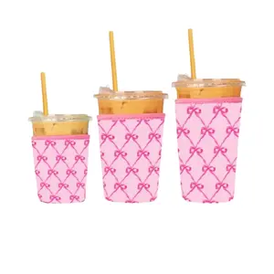 3-Piece Insulated Cup Sleeve Set Tumbler (large Medium Small), Perfect for Ice Coffee & Cold Drinks, 22-28oz, Tiktok Trending Item, Drink Protector