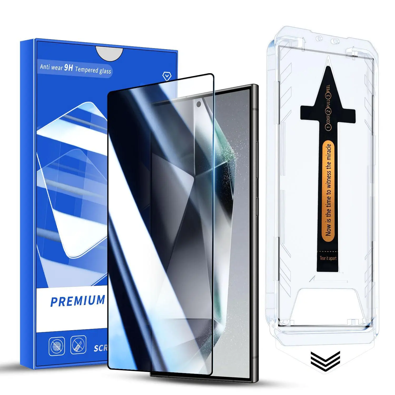 9H Tempered Glass Screen Protector for Samsung Galaxy S25 Ultra, S24/S23/S22 & iPhone Series, Anti-Peeping Privacy Film, Anti-Scratch, Bubble-Free Installation, Shockproof Cellphone Handheld Devices Accessories #MothersDayGift #GiftsForHer, Smartphone, Fi