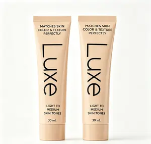 Luxe Color Changing Foundation for Women - Instantly Adapts to Your Skin Tone- Buildable Light-to-Medium,Medium Dark-to-Dark, Coverage 12-Hour Wear - Natural Dewy Finish Concealer Makeup Cosmetic