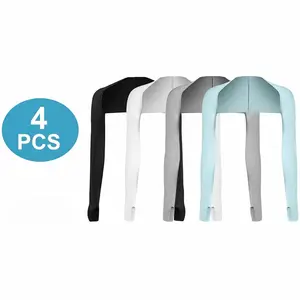 Women’s Cooling Shawl Arm Sleeves with Finger Holes, UPF UV Protection, Breathable Lightweight Sun Protection Shrug for Golf, Driving, Outdoor