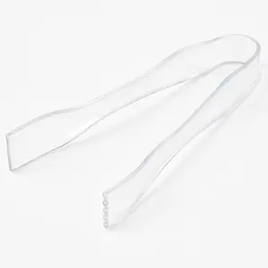 Clear Mini Plastic Tongs - 2 Pack