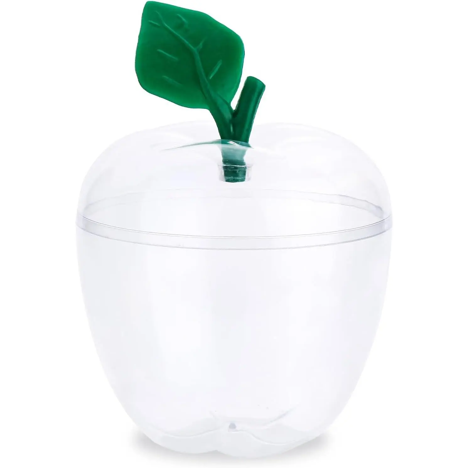 Large Clear Apple Container Jar,Apple Shaped Candy Jar Back To School Teacher Appreciation Gift Idea,Plastic Apple Decor Classroom Wedding Party