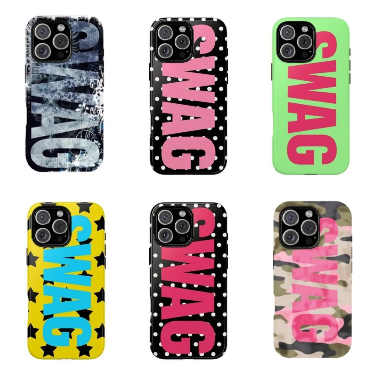 SWAG Vintage Distressed Phone Case – Y2K Streetwear AestheticTough phone case,for iPhone 16 15 14 13 12 11 17Pro Max,for Samsung S25 S24 S23 S22 Ultra,Gifts For Fans, Phone Accessories