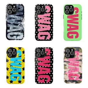 SWAG Vintage Distressed Phone Case – Y2K Streetwear AestheticTough phone case,for iPhone 16 15 14 13 12 11 17Pro Max,for Samsung S25 S24 S23 S22 Ultra,Gifts For Fans, Phone Accessories