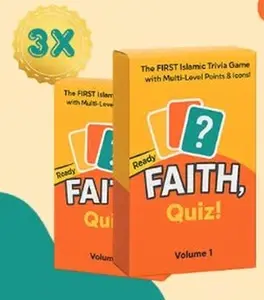 Ready, FAITH, Quiz! Islamic Trivia 3-Deck Bundle
