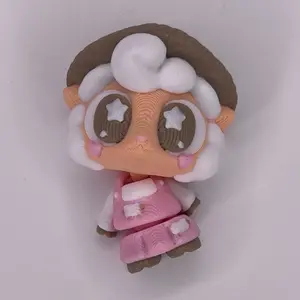 Sheep Girl Star Eyes - 3D Printed Figurine