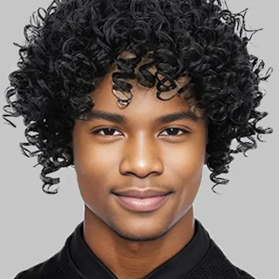 Long Black Coily Hair Men TikTok Shop