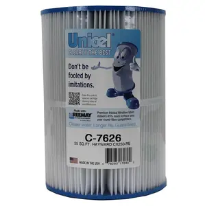 Unicel C-7626 Replacement 25 Sq Ft Pool Hot Tub Spa Filter Cartridge, 111 Pleats