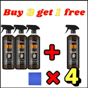 RayHong Non-Acid Wheel & Tire Cleaner, a Professional Grade Concentrate for Removing Brake Dust and Road Grime, Restores Black Shine