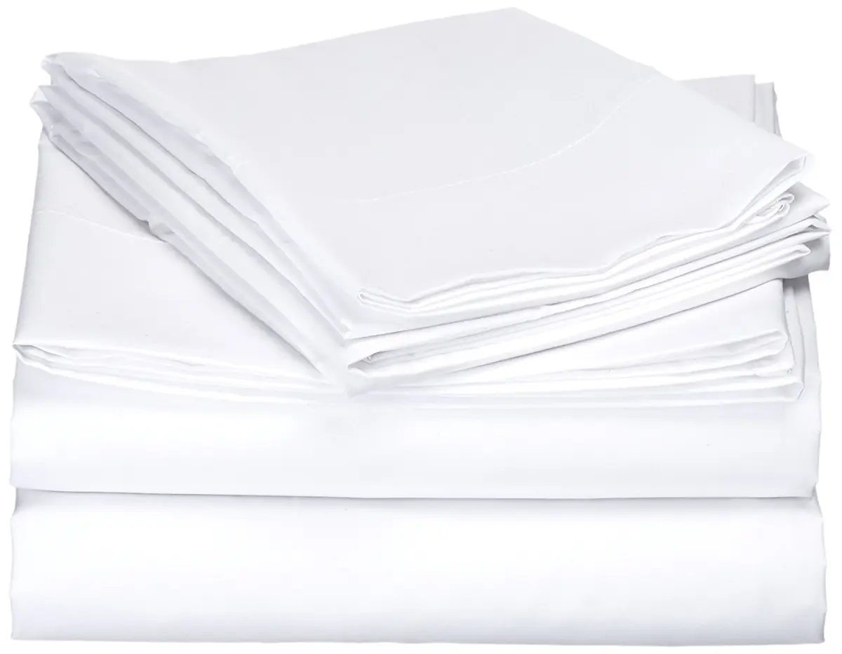 Intelligent Design ID20-146 Microfiber Sheet Set, King - White
