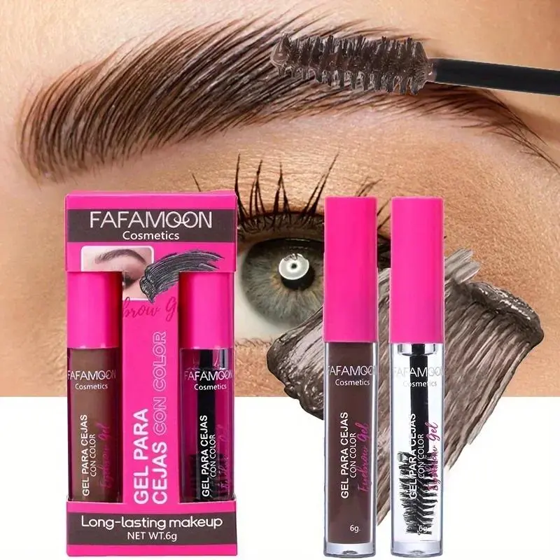 Eyebrow Shape Colored Set Shapes Natural Eyebrow Shape Waterproof, Sweatproof, Non Agglomeration Create Natural Eyebrow Shape Eyebrow Makeup Eyebrow Glue Eyebrow Tinting Cream Dyeing Eyebrow Cream Cosmetic Eyebrow Products