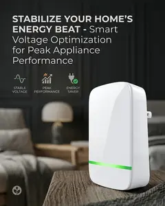Smart energy-saving device,2026 energy-saving plug,with voltage regulator,surge protector and overload protection,compact and plug-and-play,suitable for home and office use.