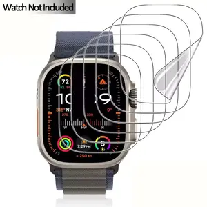 5-Pack Smartwatch Screen Protectors for Apple Watch Ultra 2 49mm and Watch S10 42mm, Durable Guard Against Scratches, Easy Installation, Accessories