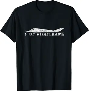 F-117 Nighthawk Stealth Fighter Jet Plane Tshirt Gift - Hufsakha Shop 23B07KK5VFHQ